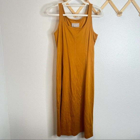 Everlane Luxe Cotton Seamed Tank Dress - Picture 4 of 9